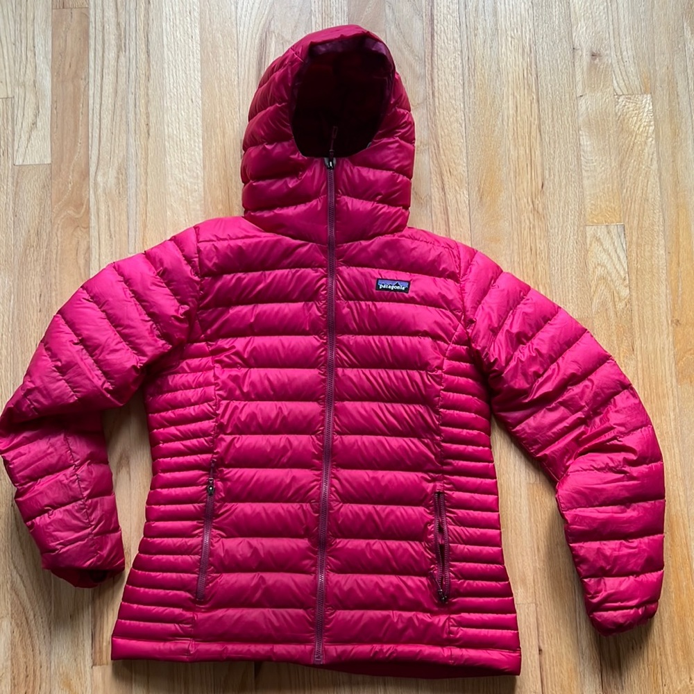 Patagonia Down Sweater Jacket Women’s size Large. Super warm!